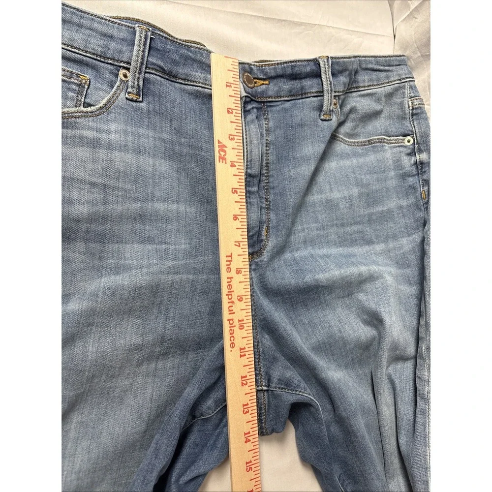 Universal Thread Distressed High Rise Skinny Jeans Blue Women 18/34R 38x28.5